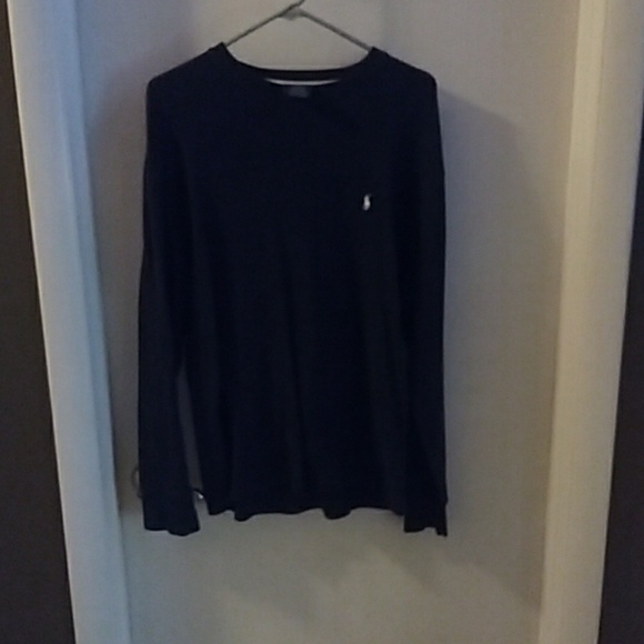 Dark blue longsleeved Polo Ralph Lauren sleepwear - Picture 1 of 4
